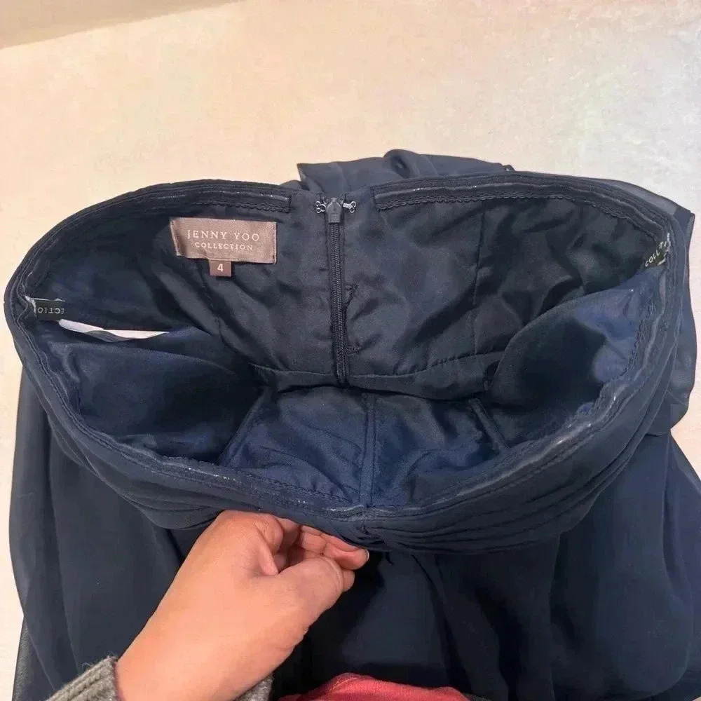 JENNY Yoo Convertible Bridesmaid Formal Dress, Size 4 - Picture 9 of 16